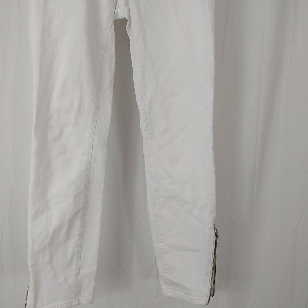 Madewell White Skinny Low Rise Ankle Zip Jeans Size 24 EUC.
Waist 13" across
Ris - Picture 8 of 8